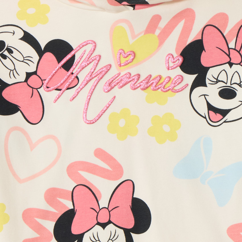 Sudadera con capucha de felpa de Minnie Disney para niña 