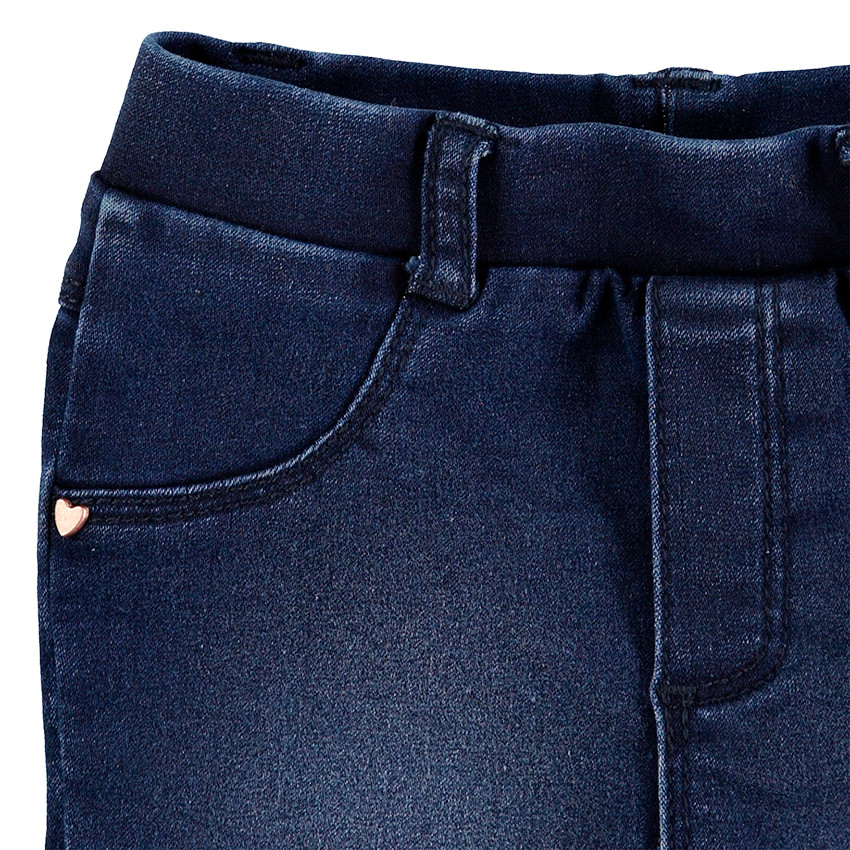 Jegging de efecto desgastado con remaches de fantasía  Additional Jegging de efecto desgastado con remaches de fantasía