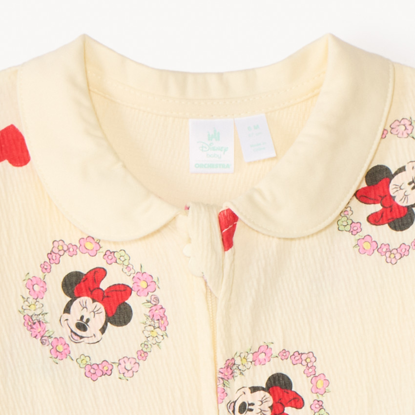 Pijama con cuello de putti Minnie Disney para niña. 