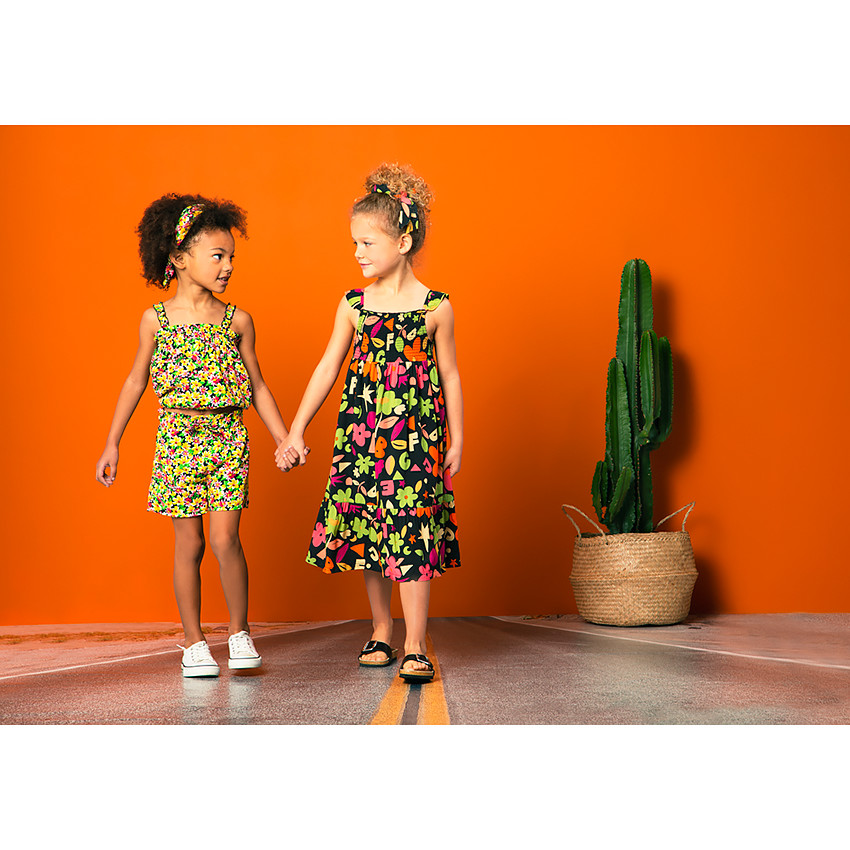 Short estampado flores 