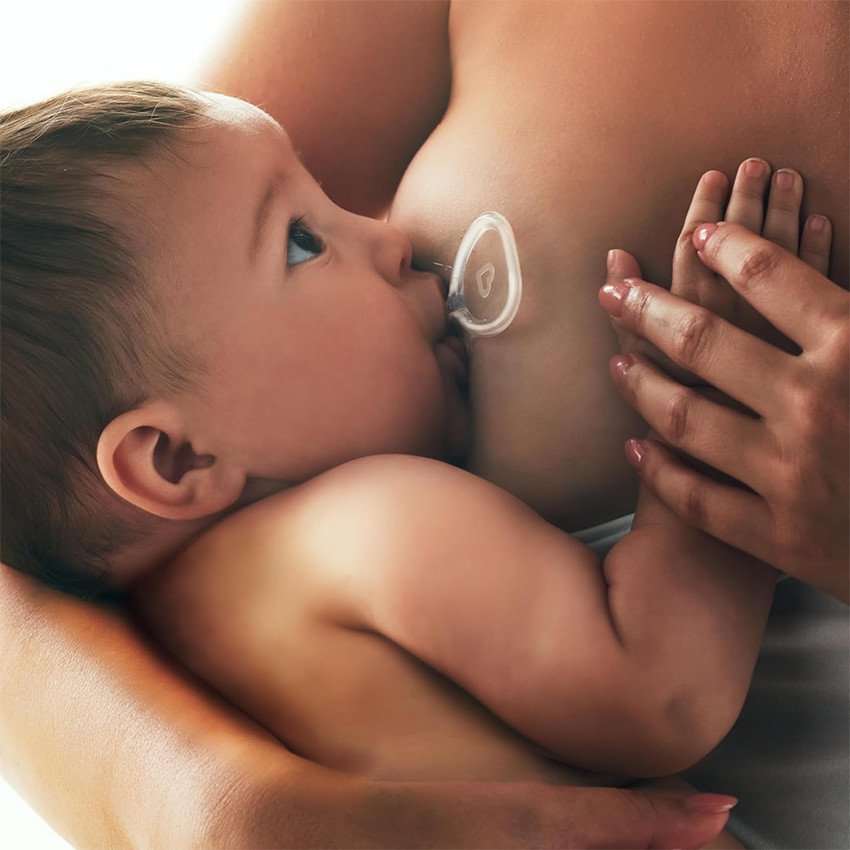 Pezonera Flow + con canal transparente TS 16mm 