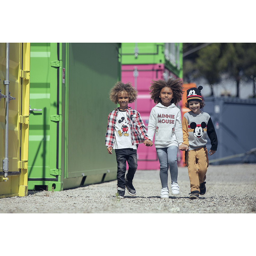 Pantalones vaqueros slim negros efecto lavado para niño 