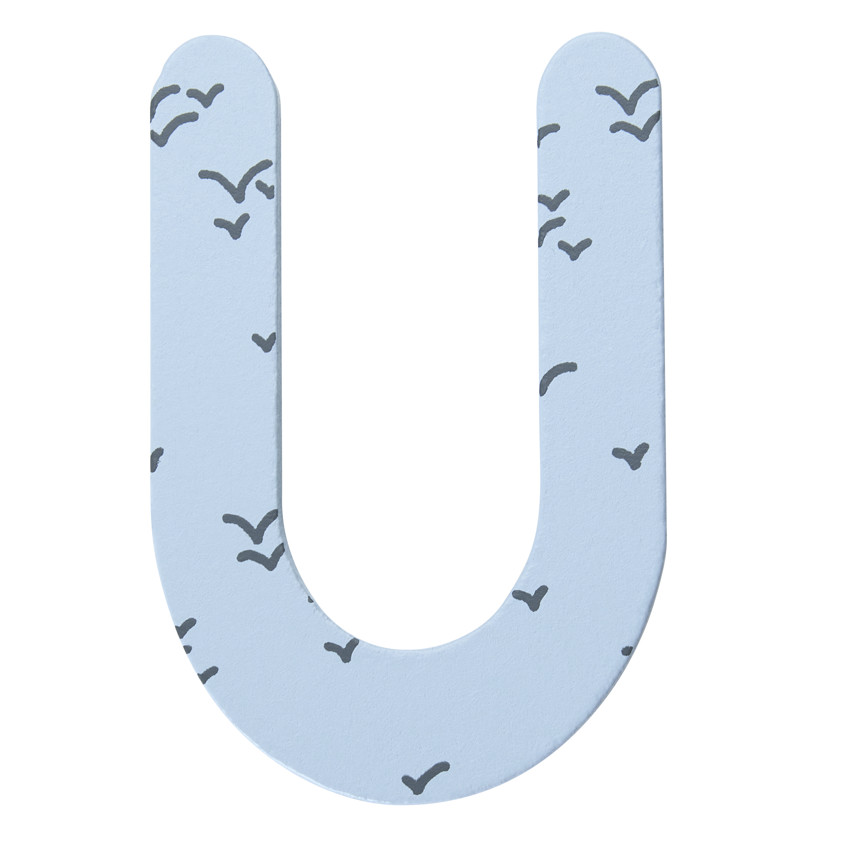 Letra de madera U  Additional Letra de madera U