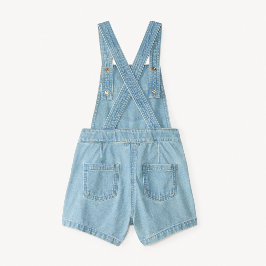 Peto de mezclilla para niña 