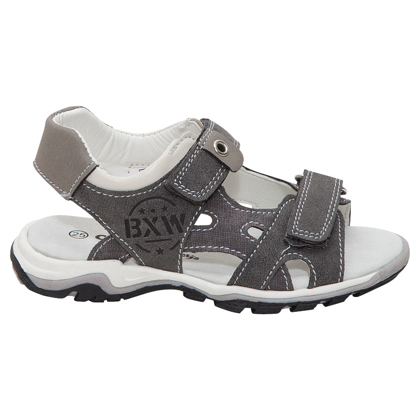 Sandalias con tiras con velcros e inscripción estampada de la 28 a la 35  