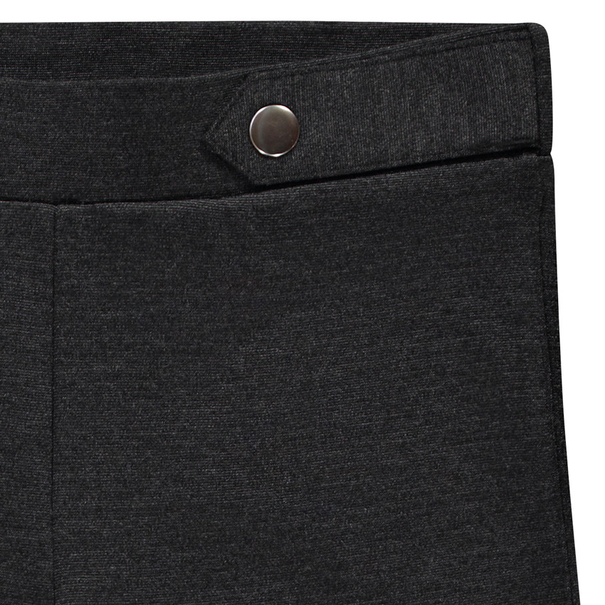 Leggings de punto milano con detalles decorativos para niña 