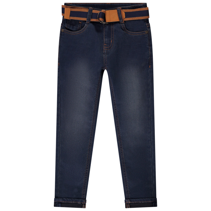 Jean skinny avec ceinture amovible pour garçon 