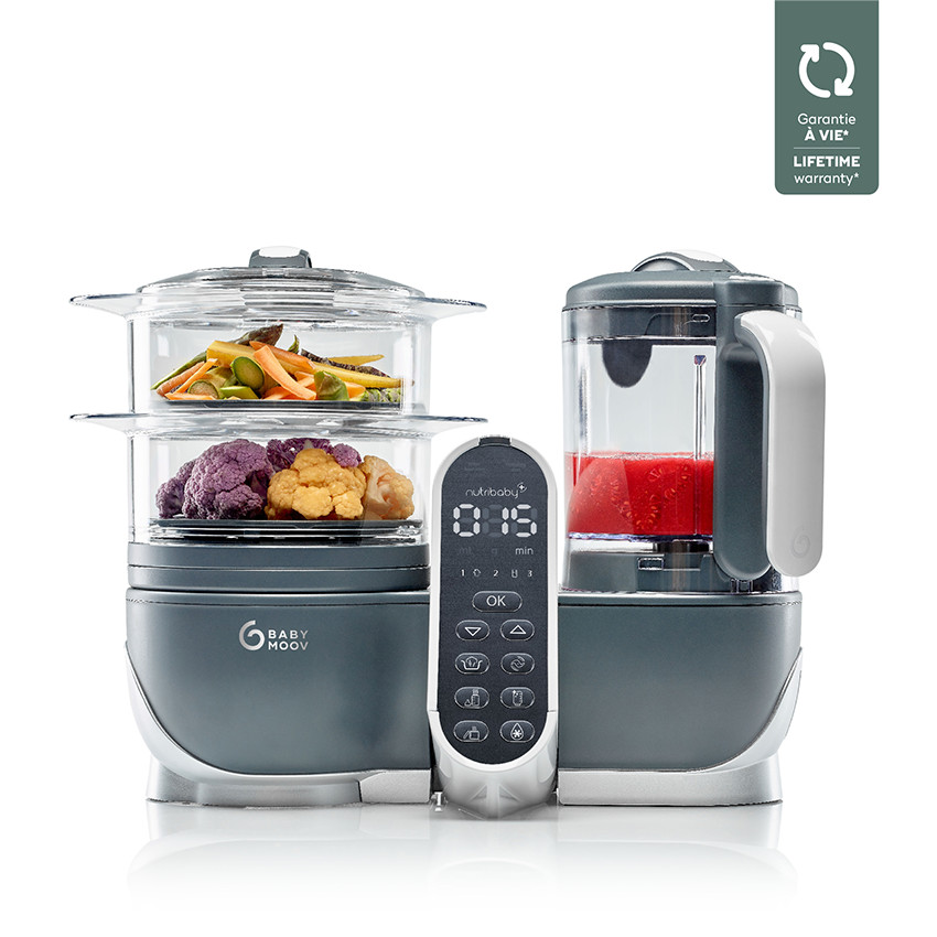 Robot multifuncional 6 en 1 Nutribaby+ - Gris Loft 