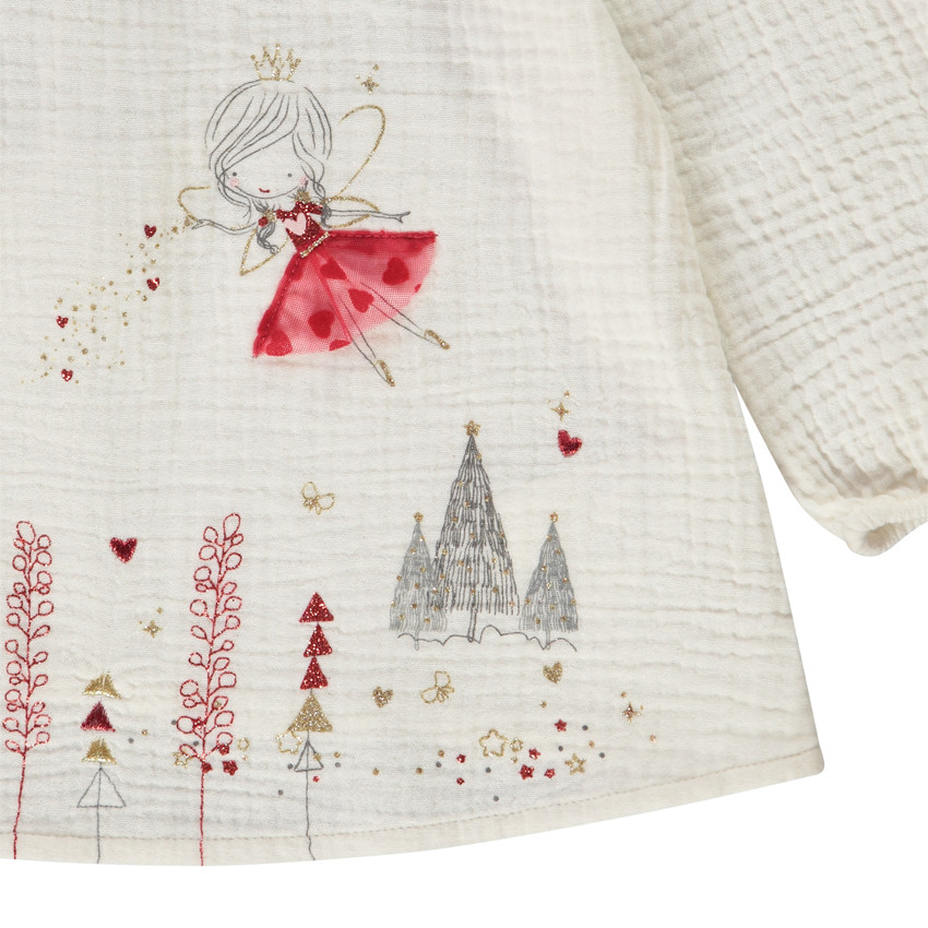 Ensemble 3 pièces print fantaisie pour bébé fille 