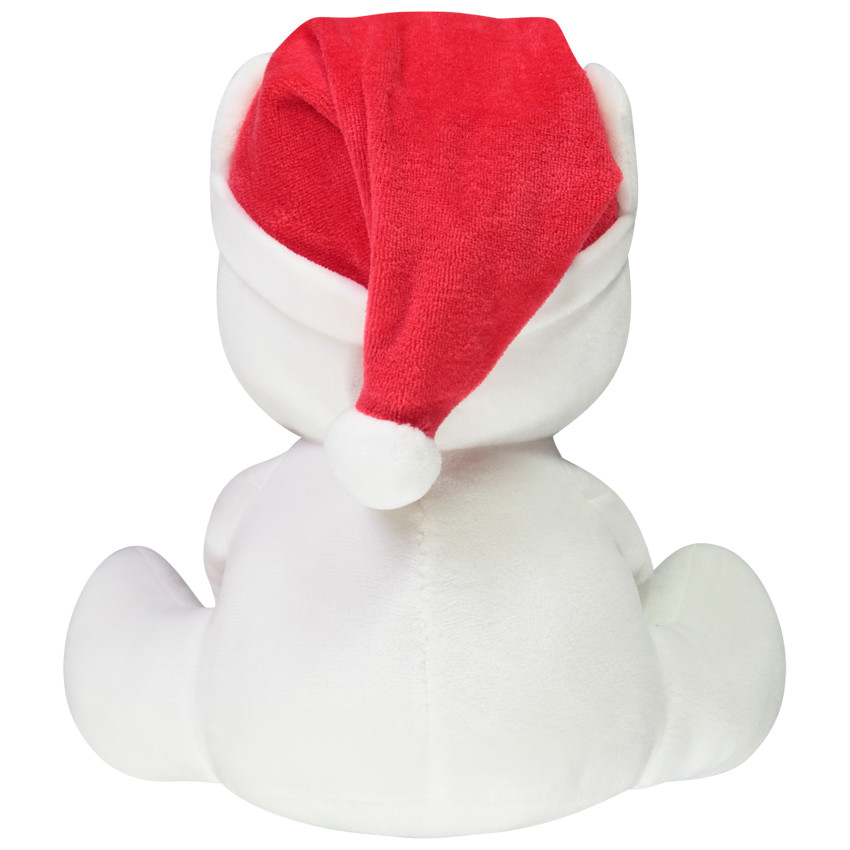 Osito de peluche con gorro de Navidad 