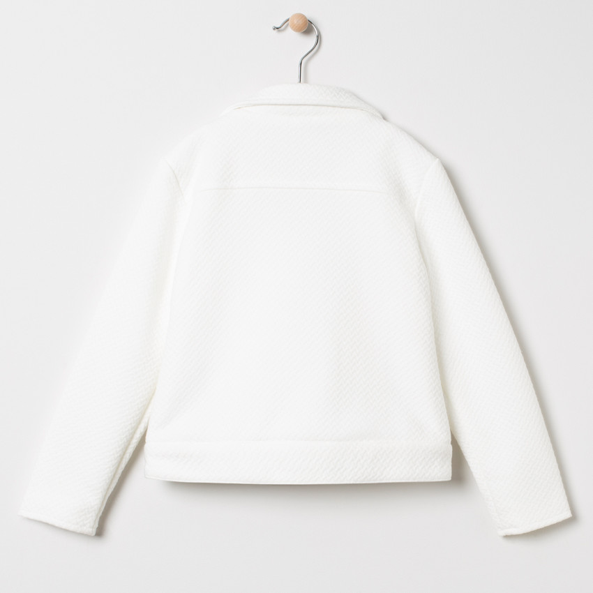 Perfecto en molleton fantaisie à broderies 