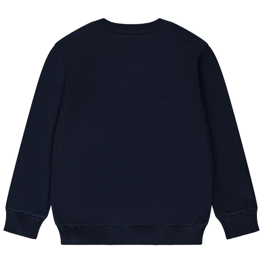 Sudadera de punto con estampado de dinosaurios para niño 