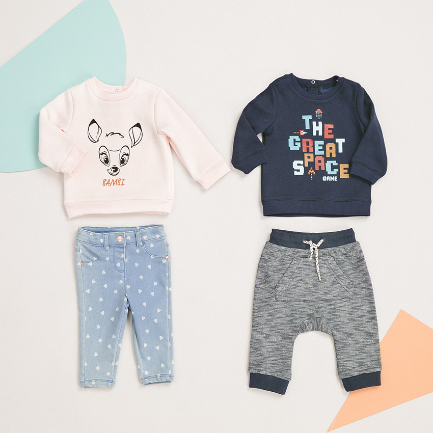 Pantalón de jogging de felpa con bolsillo tipo canguro 