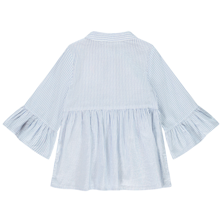 Camisa de manga larga a rayas para niña 