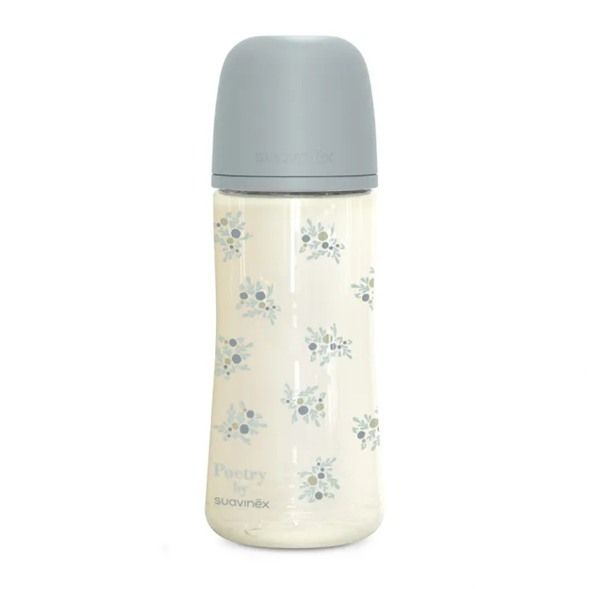Biberón con tetina fisiológica SX Pro M 360ml Poetry azul 