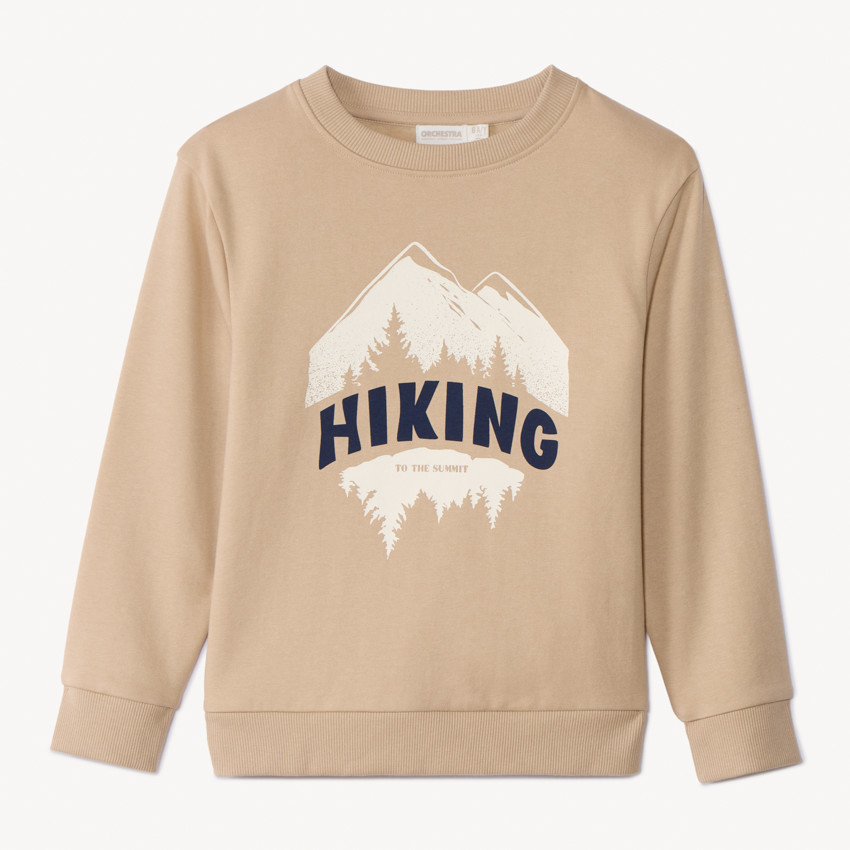 Sudadera de felpa con estampado fantasía para niño 