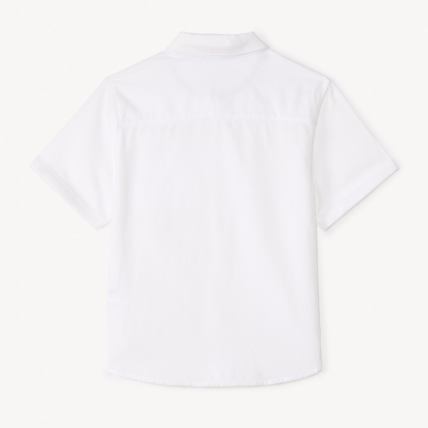 Camisa de ceremonia de manga corta + pajarita para niño 