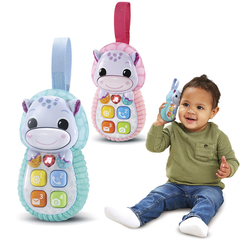 Teléfono de juguete para bebés Hipo Pop it rosa 