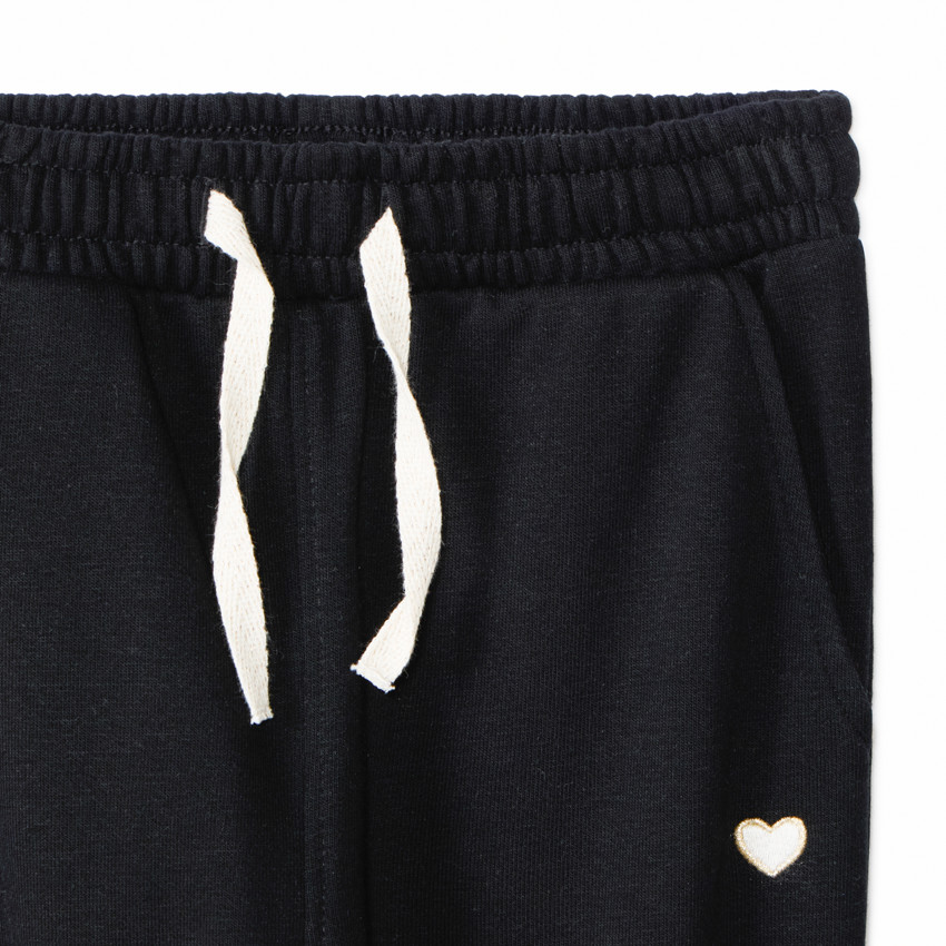 Conjunto chándal felpa con sudadera estampada para niña 