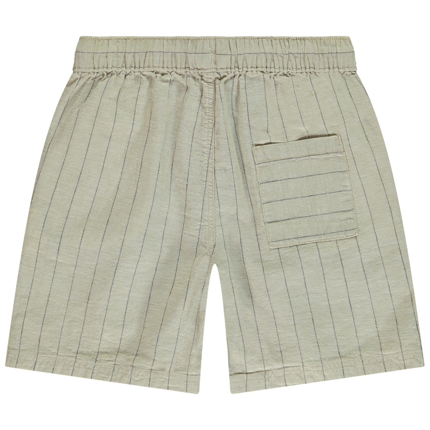Bermudas de lona a rayas para niño 