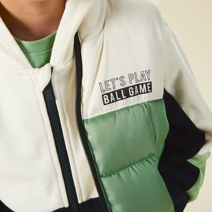 Chaleco acolchado bicolor para niño 