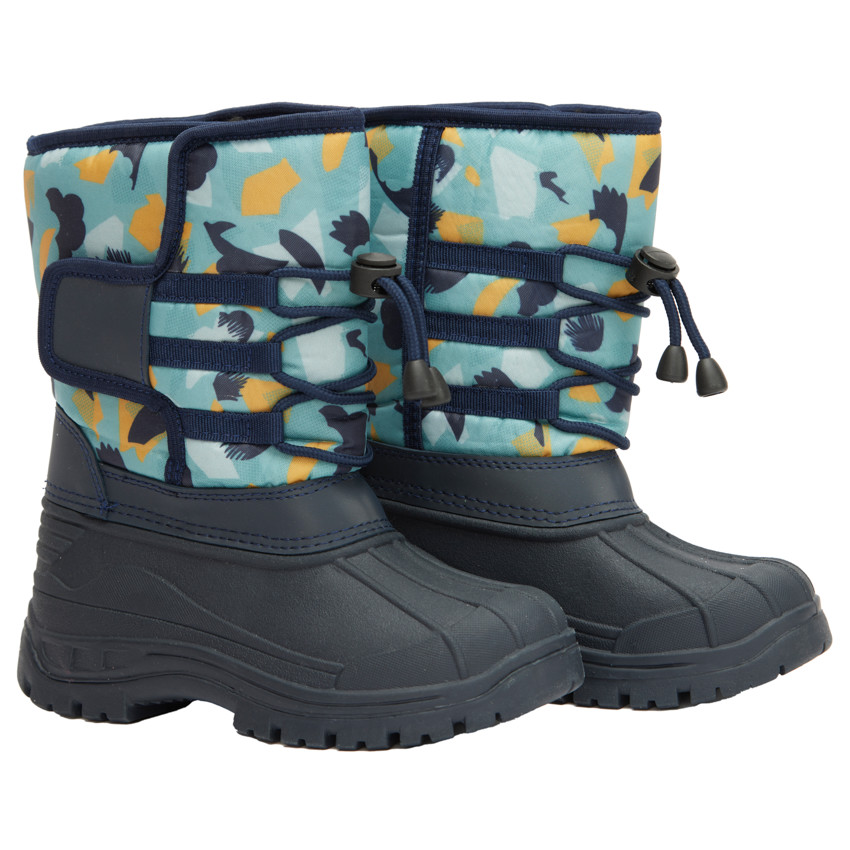 Botas de esquí con velcro y estampado gráfico para bebé niño 