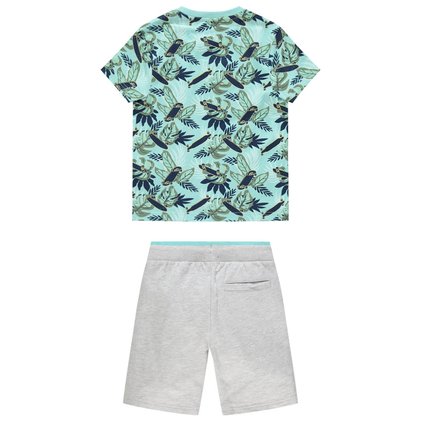 Conjunto camiseta estampado all-over y bermudas  Additional Conjunto camiseta estampado all-over y bermudas