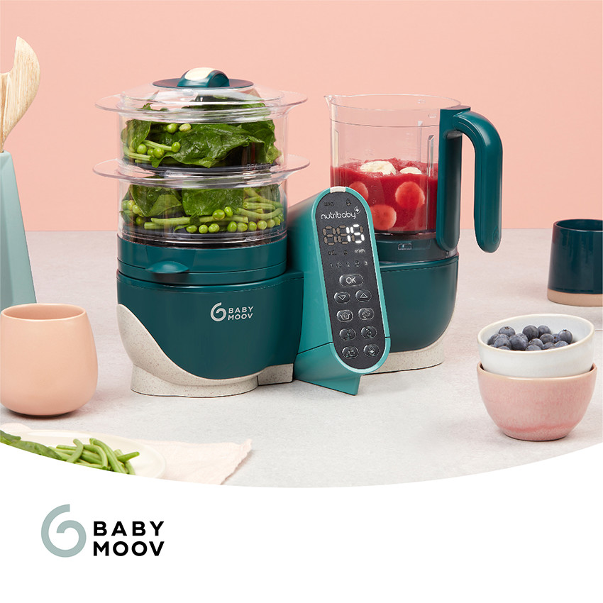 Robot de cocina para bebés 6 en 1 NutriBaby+ Opal green 