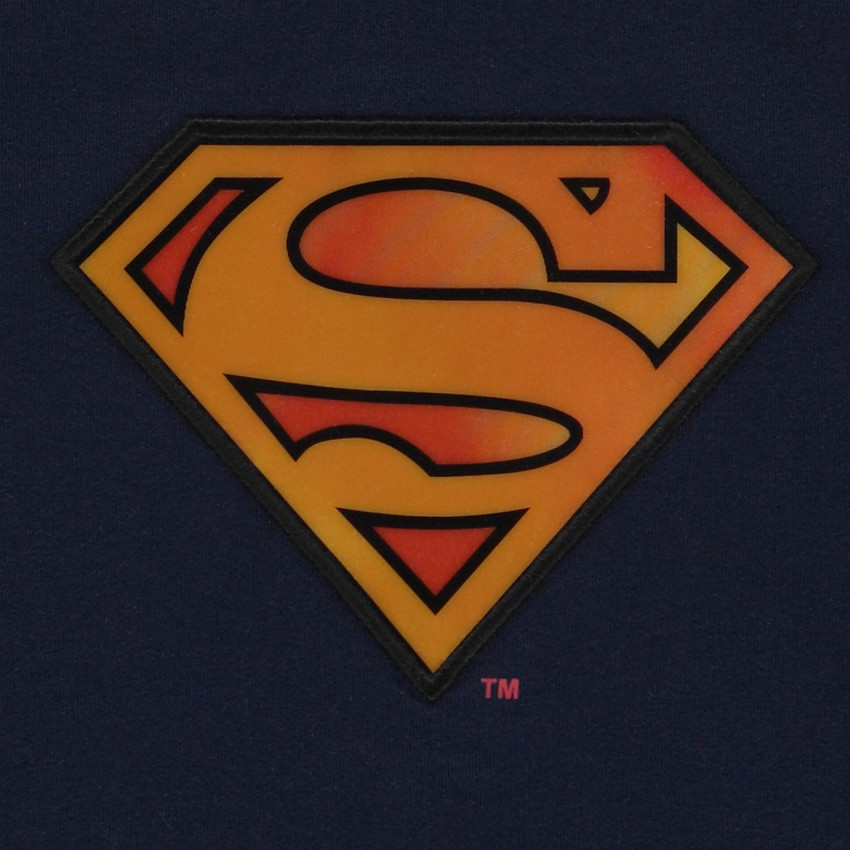 Camiseta de manga corta con estampado lenticular de Superman Warner para niño 