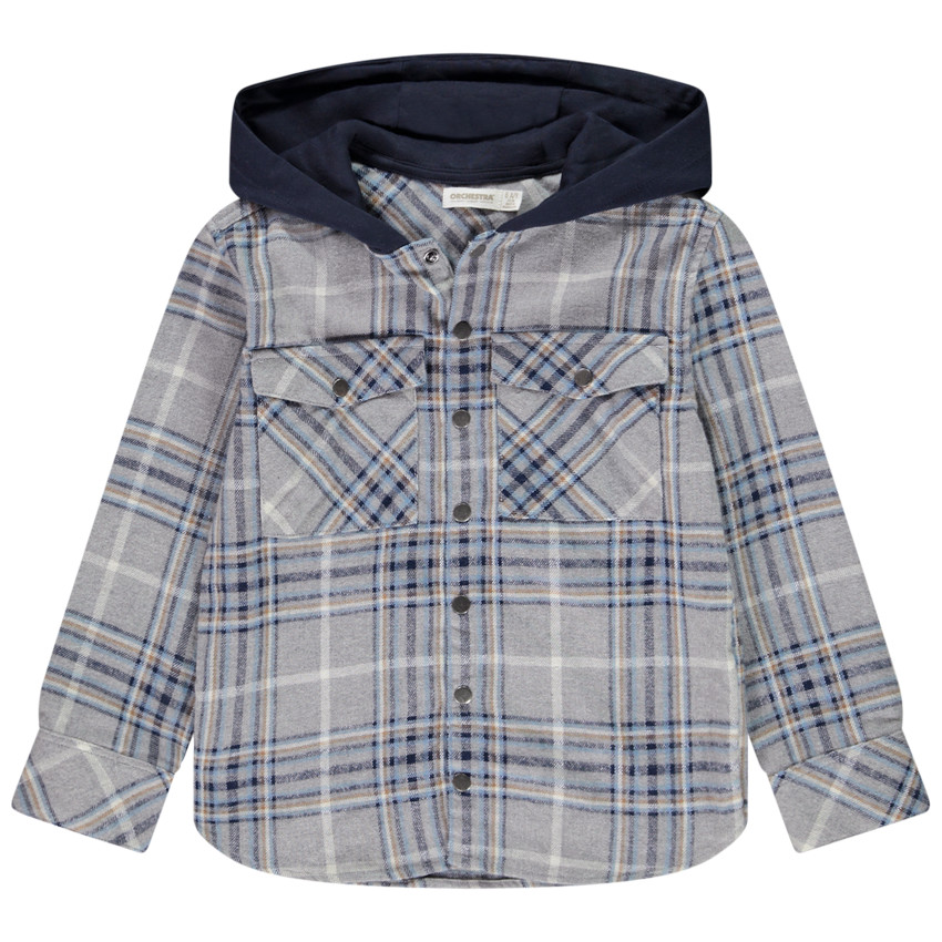 Camisa de cuadros para niño 