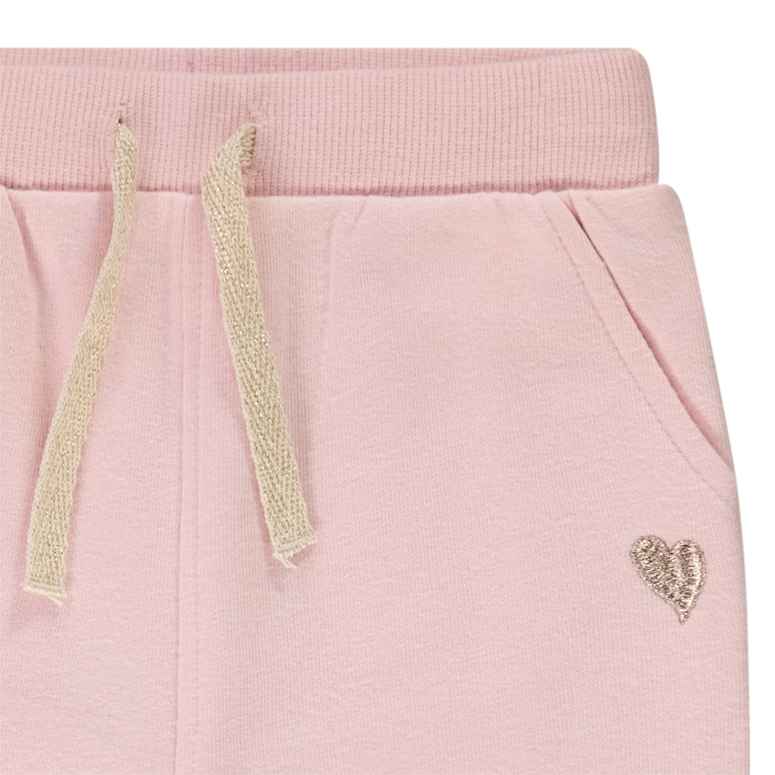 Jogging de felpa lisa para bebé niña 