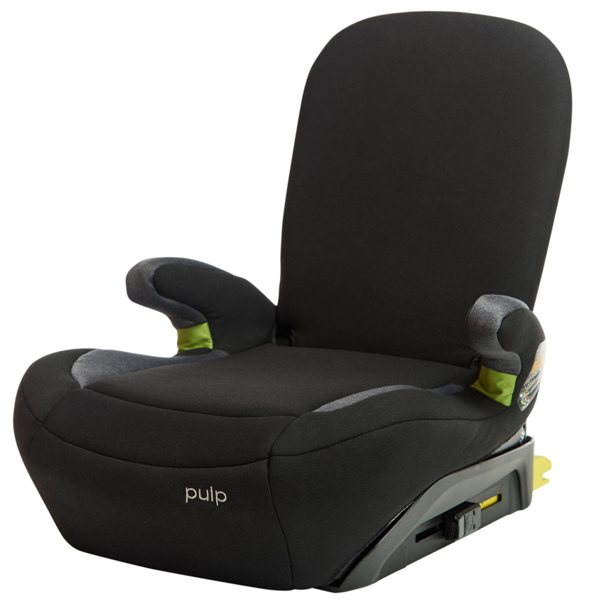 Elevador con respaldo abatible Pulp i-Size negro  Additional Elevador con respaldo abatible Pulp i-Size negro