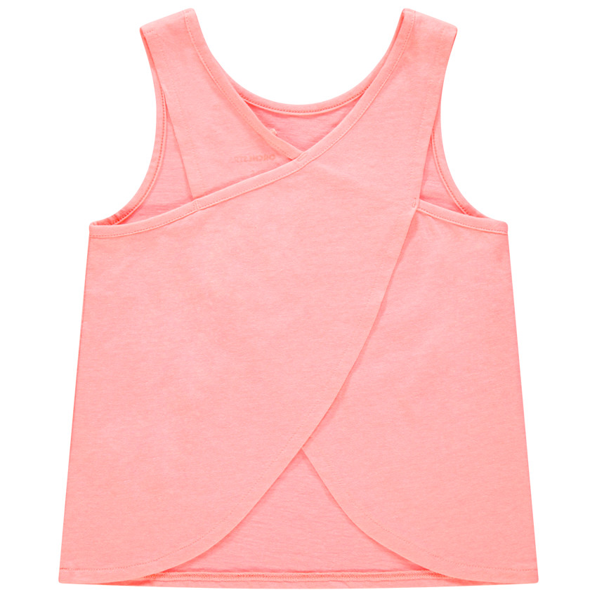 Camiseta sin mangas estampado floral 