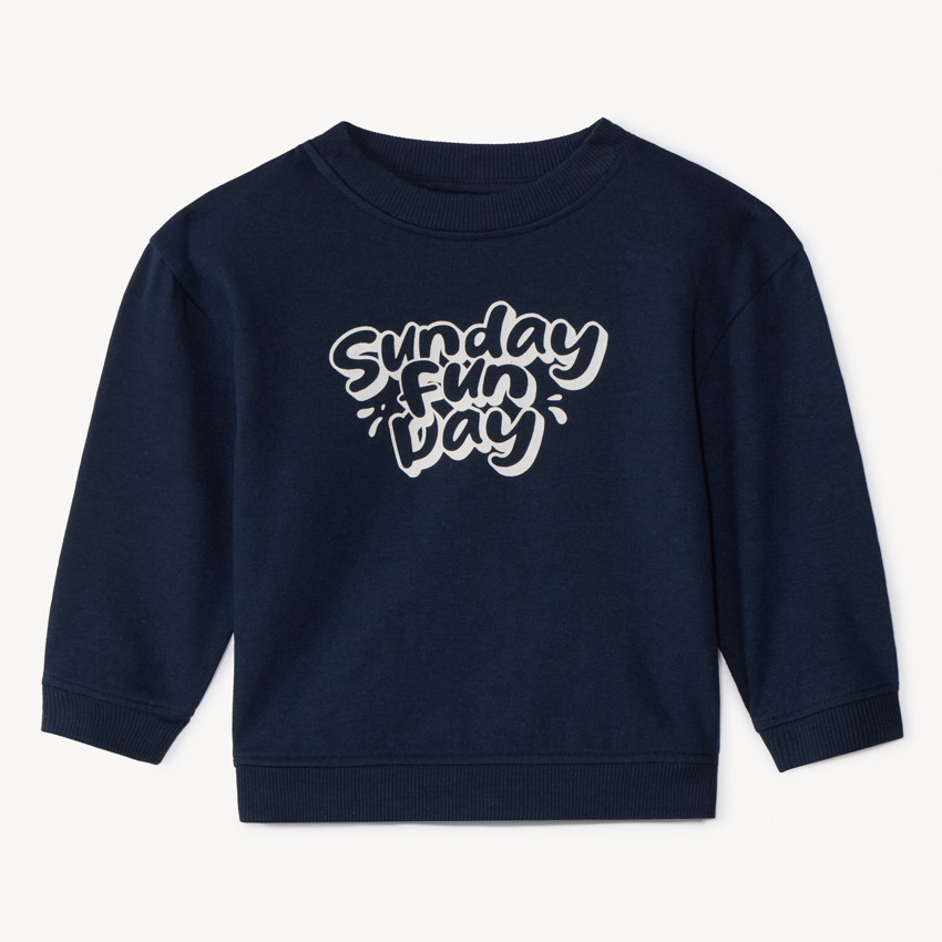 Sweat molleton oversize printé pour bébé garçon 