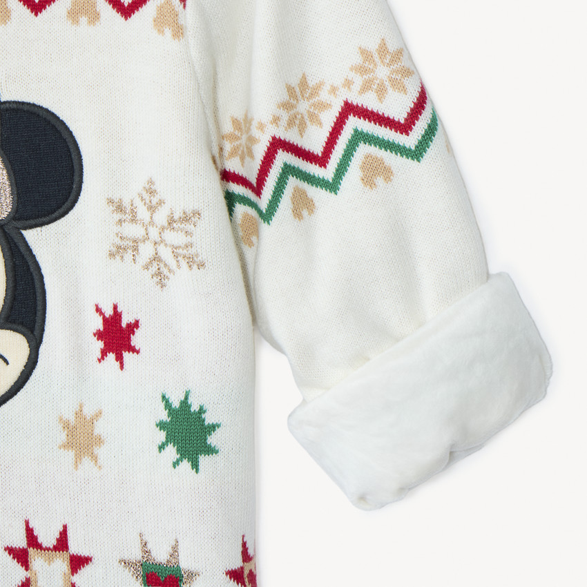 Suéter de Navidad Minnie Disney de punto para niña bebé 