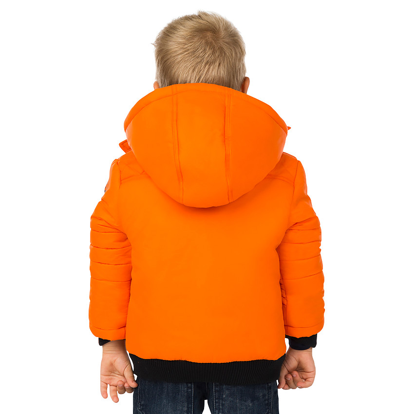 Anorak acolchados con capucha desmontable con bolsillos 