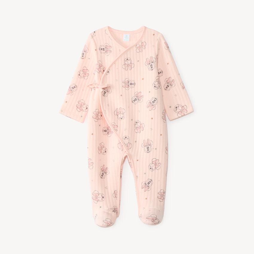 Pijama acolchado con forro niña bebé con estampado de Minnie Disney. 