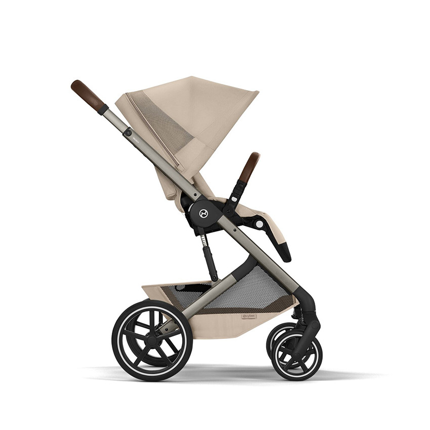 Poussette Duo Balios S Lux 2026 + Nacelle Pliable Almond Beige 