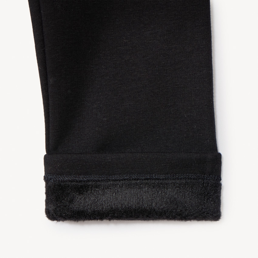Legging liso con forro de sherpa 