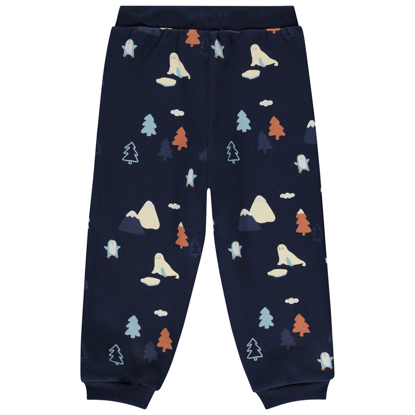 Jogging de felpa estampado Ártico para bebé niño 