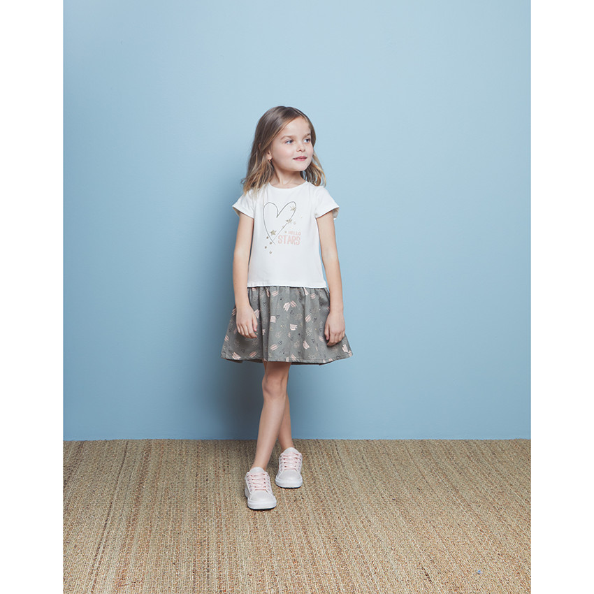 Vestido efecto 2 en 1 