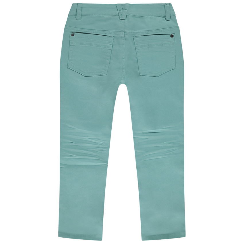 Pantalón slim de twill liso para niño 