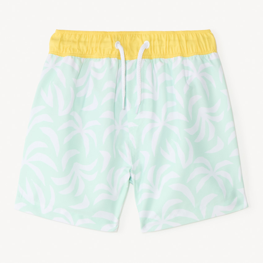 Bañador estampado de hojas para niño 