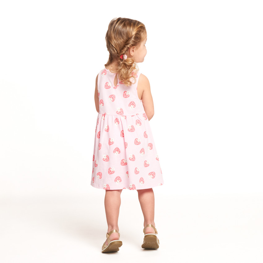 Vestido sin mangas con estampado fantasía para bebé niña 