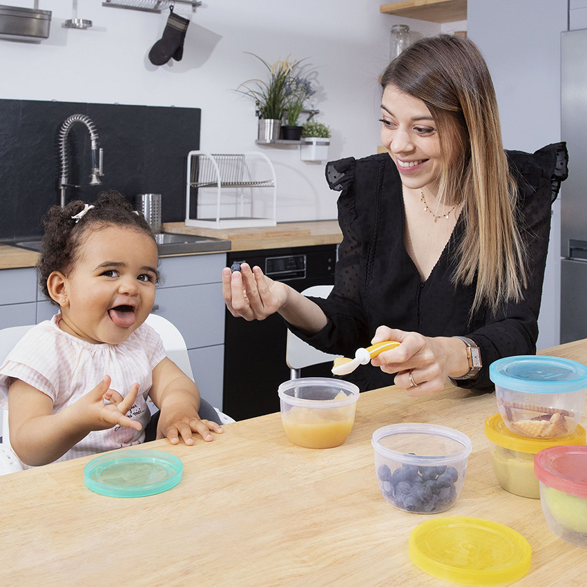 Lot de 5 pots de conservation BadaBowls - 250ml 