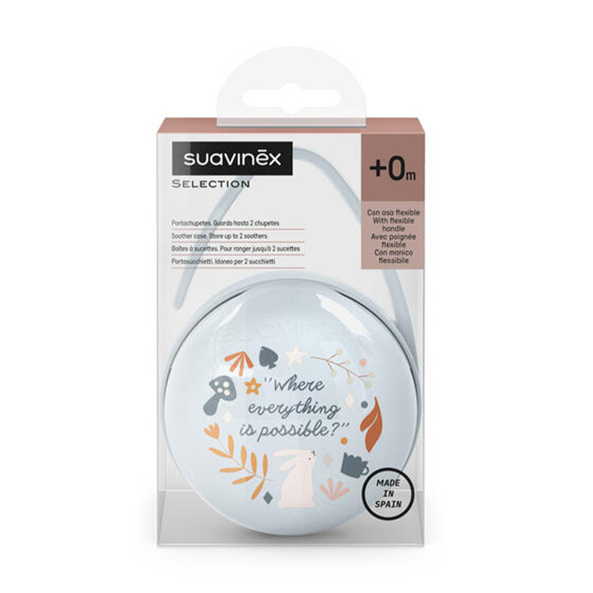 Cajita portachupetes dúo Wonderland Azul 