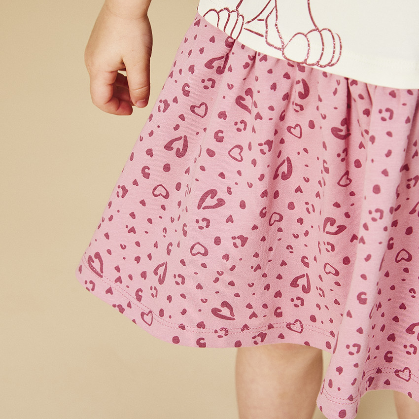 Vestido efecto 2 en 1 Nala Disney con lentejuelas mágicas para niña 