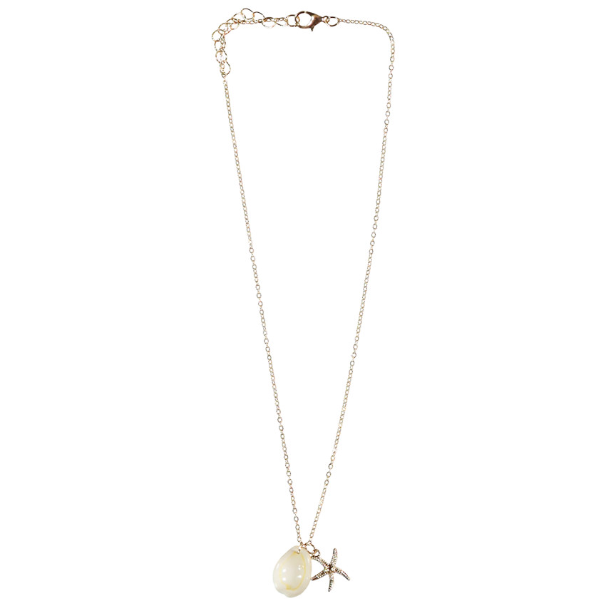 Collar con colgantes de conchas para niña 