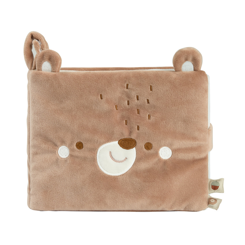 Álbum de fotos de nacimiento de tela colección Rey de los Bosques 