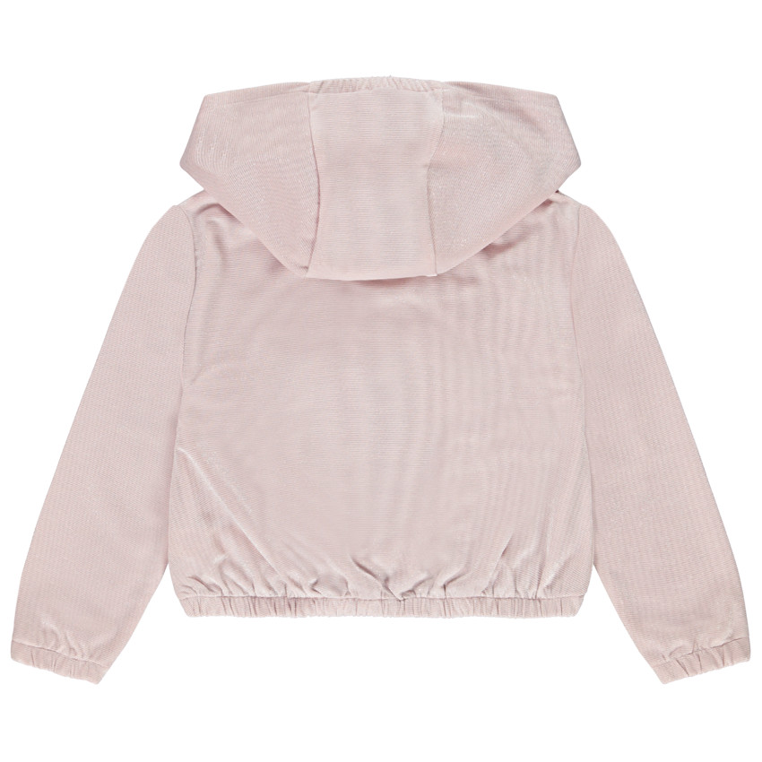 Chaqueta felpa con capucha 